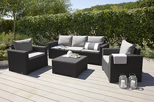 Allibert Gartenlounge Sofa California 3-Sitzer - 2