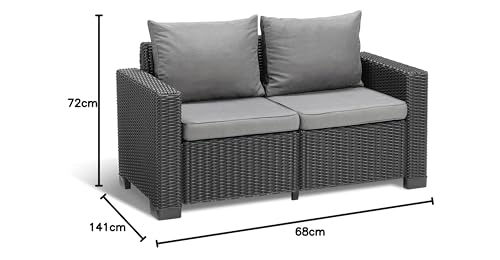 Allibert Gartenlounge Sofa California 2-Sitzer - 8