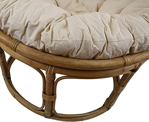 Dekoleidenschaft Papasan-Sessel aus Rattan - 6